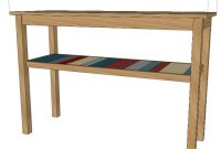 DIY Dual Tone Accent Table