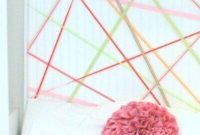 Weave Your Own Ribbon Headboard