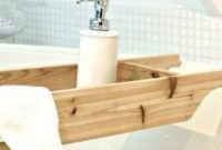 Custom Curved Cedar Bath Tray