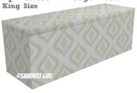 Elegant King Ottoman with Hidden Storage