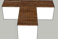 Crafting a Wood Plank Countertop