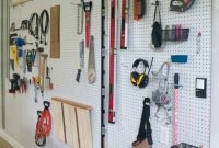 DIY Pegboard Organization Wall
