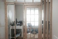 Office Renovation Pocket Door Installation