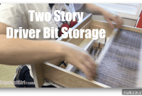 Dual-Tier Slide-Out Driver Bit Organizer