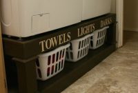 Space Saving Laundry Machine Platform
