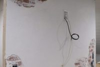 Distressed Plaster Brick Wall Faux Finish
