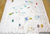 Homemade Toy Storage Playmat