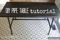 Industrial Chic Pipe Table
