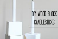 Rustic Wood Candle Holder Projects