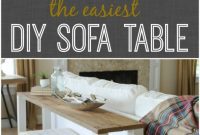 Handcrafted Wood Sofa Console