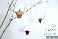 Rustic Wooden Reindeer Decorations
