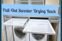 DIY Retractable Laundry Rack