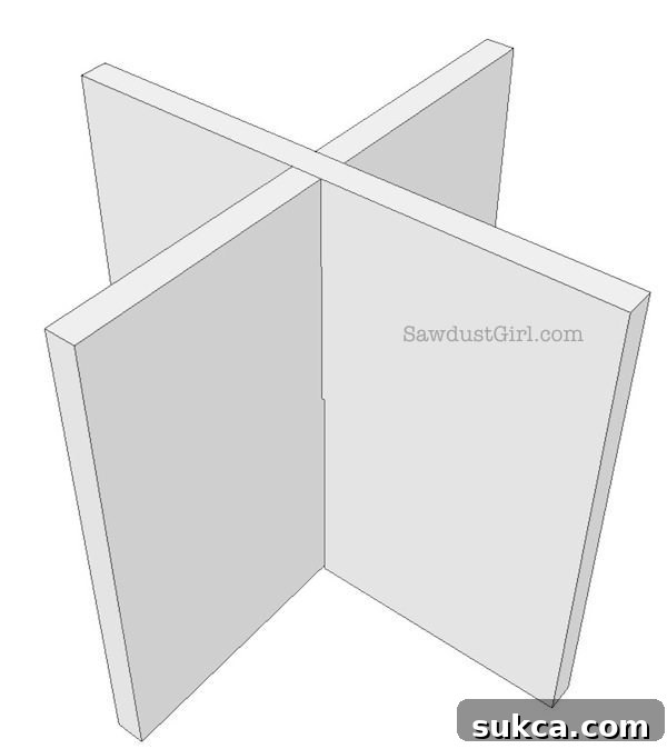 Assembled Dividers Completed Interlocked Dividers for Caddy