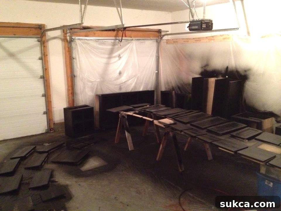 Wide Shot of the Custom Built Home Office Setup