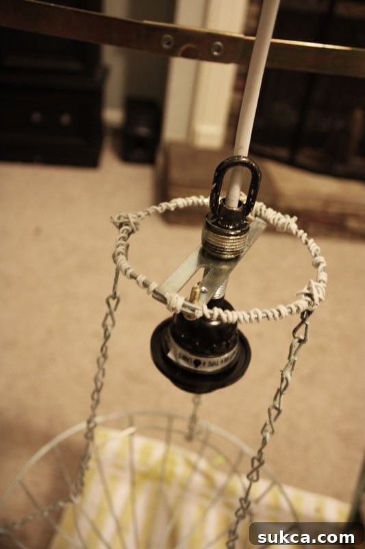 Building the Top Support Beaded Chandelier Tutorial