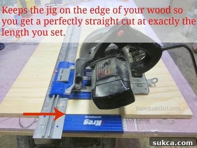 Kreg Rip-Cut guide in action Workshop Fav: Kreg Rip-Cut Setup