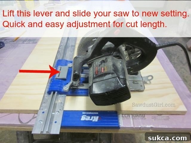 Adjusting Kreg Rip-Cut cut width Workshop Fav: Adjusting Kreg Rip-Cut