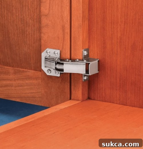surface mount, overlay faceframe hinge