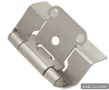 1/2" overlay hinge for faceframe