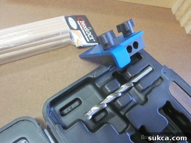 Ready to drill mortises using the Beadlock jig