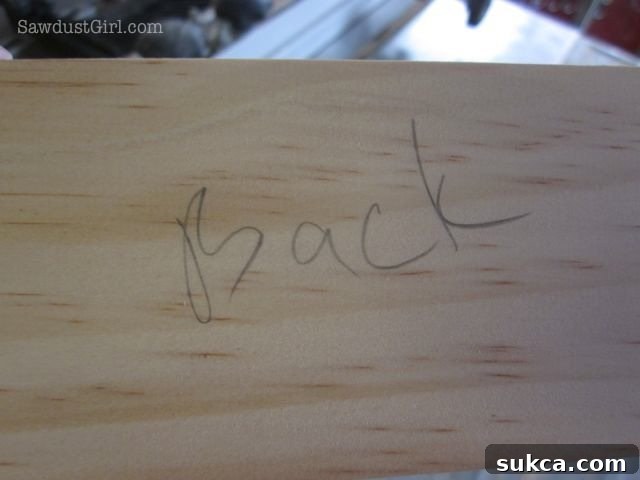 Importance of marking wood parts for consistent dado cuts