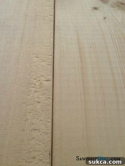Preparing 2x6 lumber for DIY wood countertops