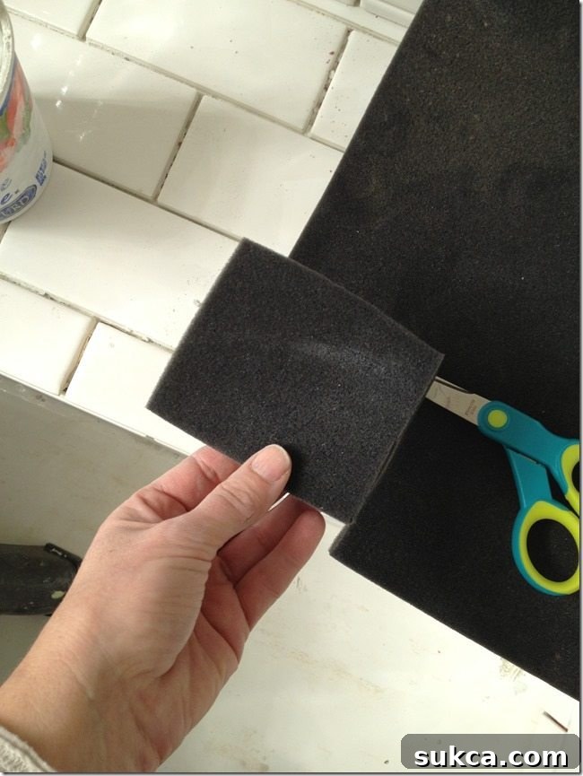 How to grout tile with a decorative profile.