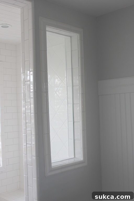 How to grout tile with a decorative profile