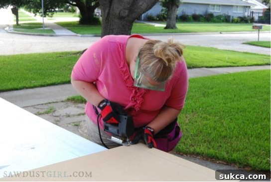 Cutting MDF for the countertop base MDF substrate for custom office countertops during cutting phase