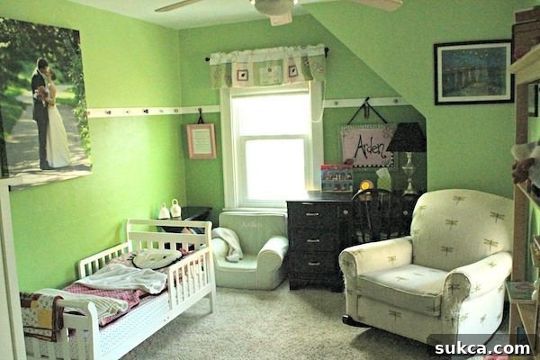 Arden's room - Before Custom Daybed Installation