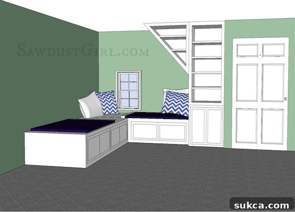 Double Daybed with Trundle - Playful Room Design