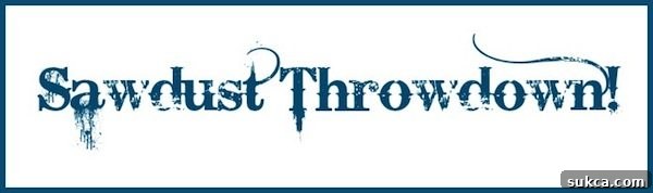 Sawdust Throwdown community event logo, symbolizing a platform for DIY enthusiasts to share their woodcraft and renovation projects and connect with fellow creators.