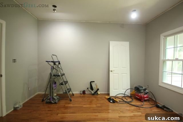 Proud of our DIY office floor Completed Red Oak Hardwood Office Flooring