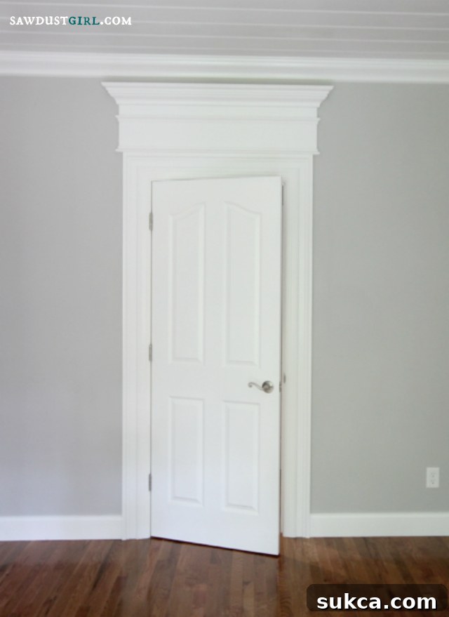Decorative Header on Window Trim Bulk up your window and door trim with a Decorative Header