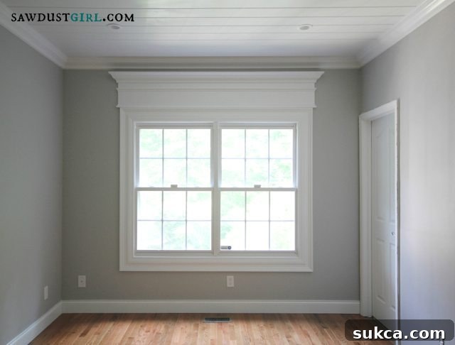 DIY Trim Molding Upgrade Trick out your trim molding - SawdustGirl.com