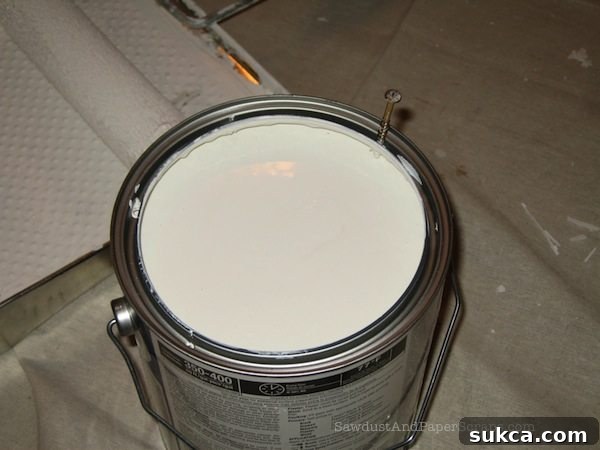 Painting tips - Smart Paint Tray Drain Holes for efficient painting