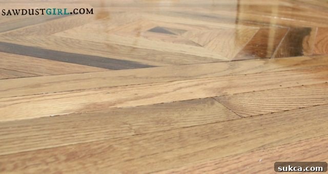 Crafting Custom Patterned Wood Floors for a Powder Room