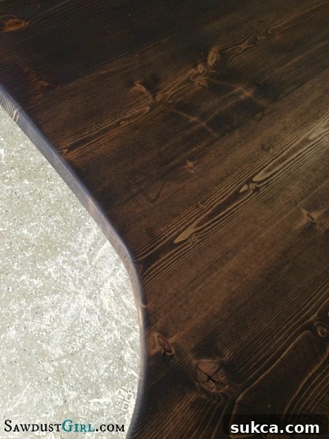 Easy DIY wood countertops are the cheapest countertops EVER with Waterlox finish.