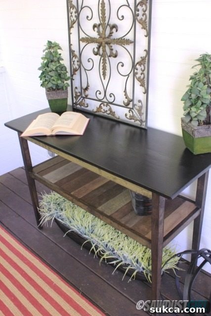 diy console table How to build a diy console table