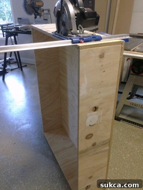 rip down cabinet that is too wide