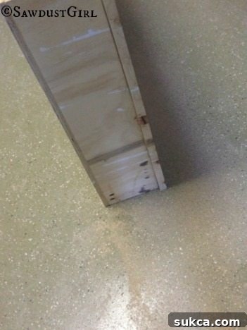 Cut down wide drawer