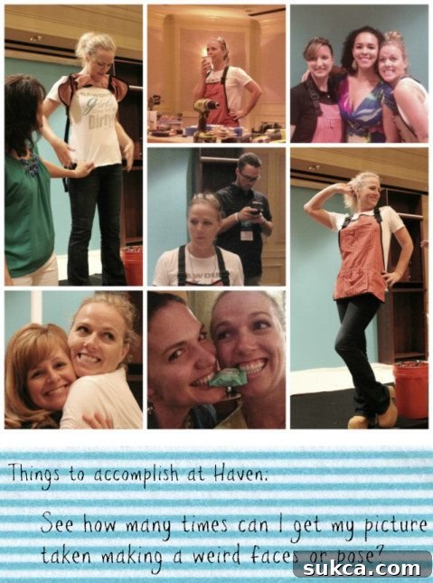 Fun Moments and Connections at Haven Weird face and poses