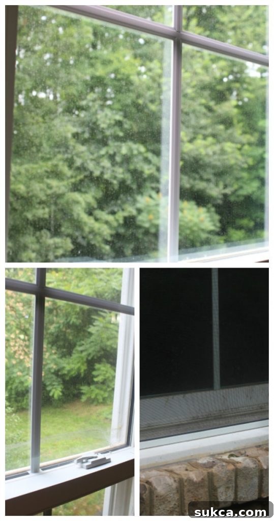 Dirty window before cleaning how to keep windows clean longer