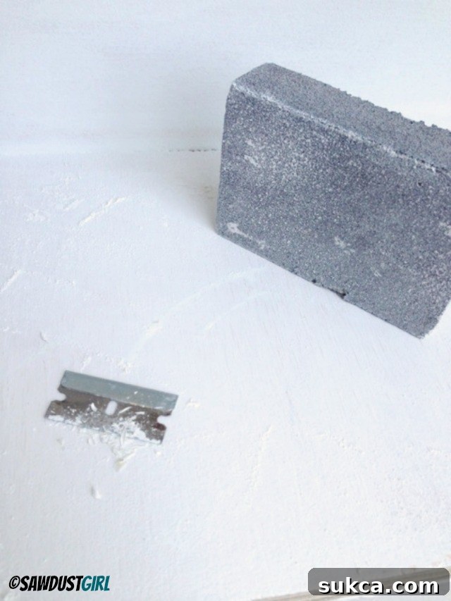 remove painting imperfections How to remove paint drips and lines when painting cabinetry and furniture