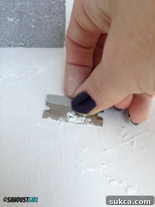 scrape off paint drips how to remove paint drips and lines