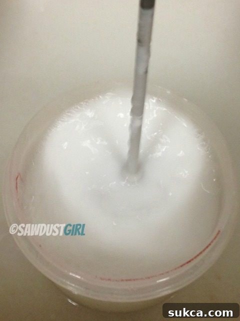 Use a Paint Mixer to thoroughly mix your paint