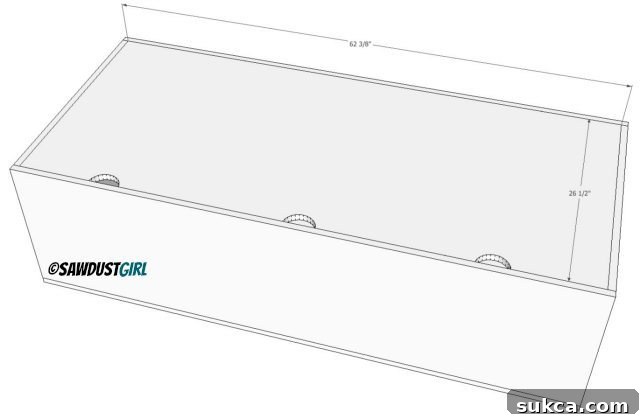 Cutting handholds into the bench lid for easy opening without external hardware, enhancing comfort