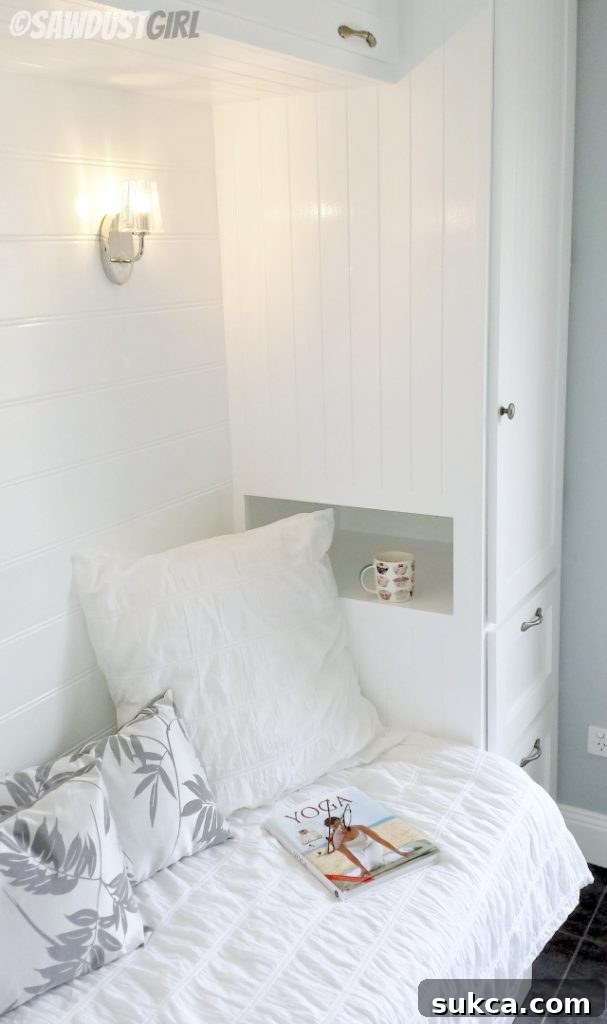 Built-in Reading Nook with Hidden Storage