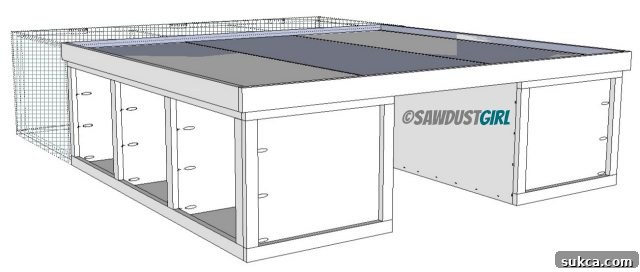Integrating Decorative Faces with Trundle Storage Customizable platform storage bed plans with decorative faces