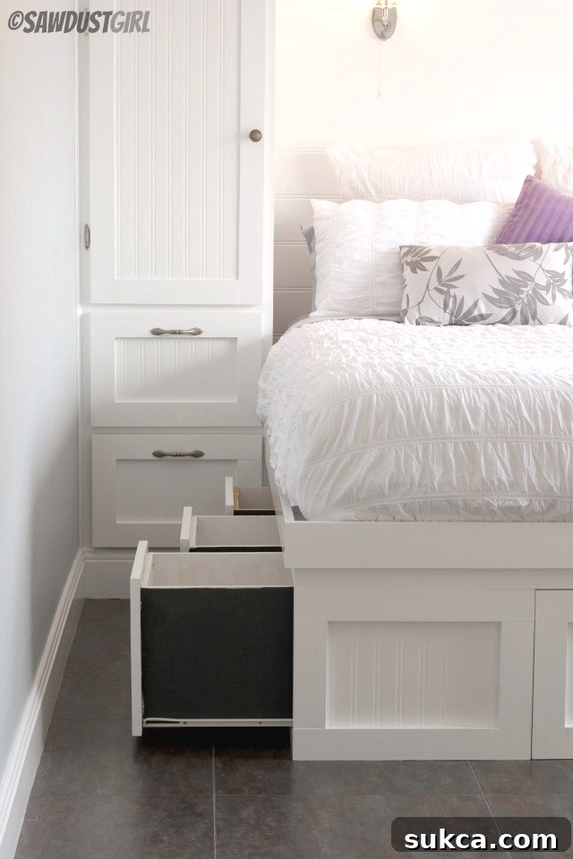 Kristy's Full Bedroom Built-ins Kristy's bedroom reveal showcasing the complete built-in collection